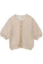 【マルティニーク/martinique】の【l heritage martinique】シアー5分袖カーディガン ベージュ|ID:prp329100004616044