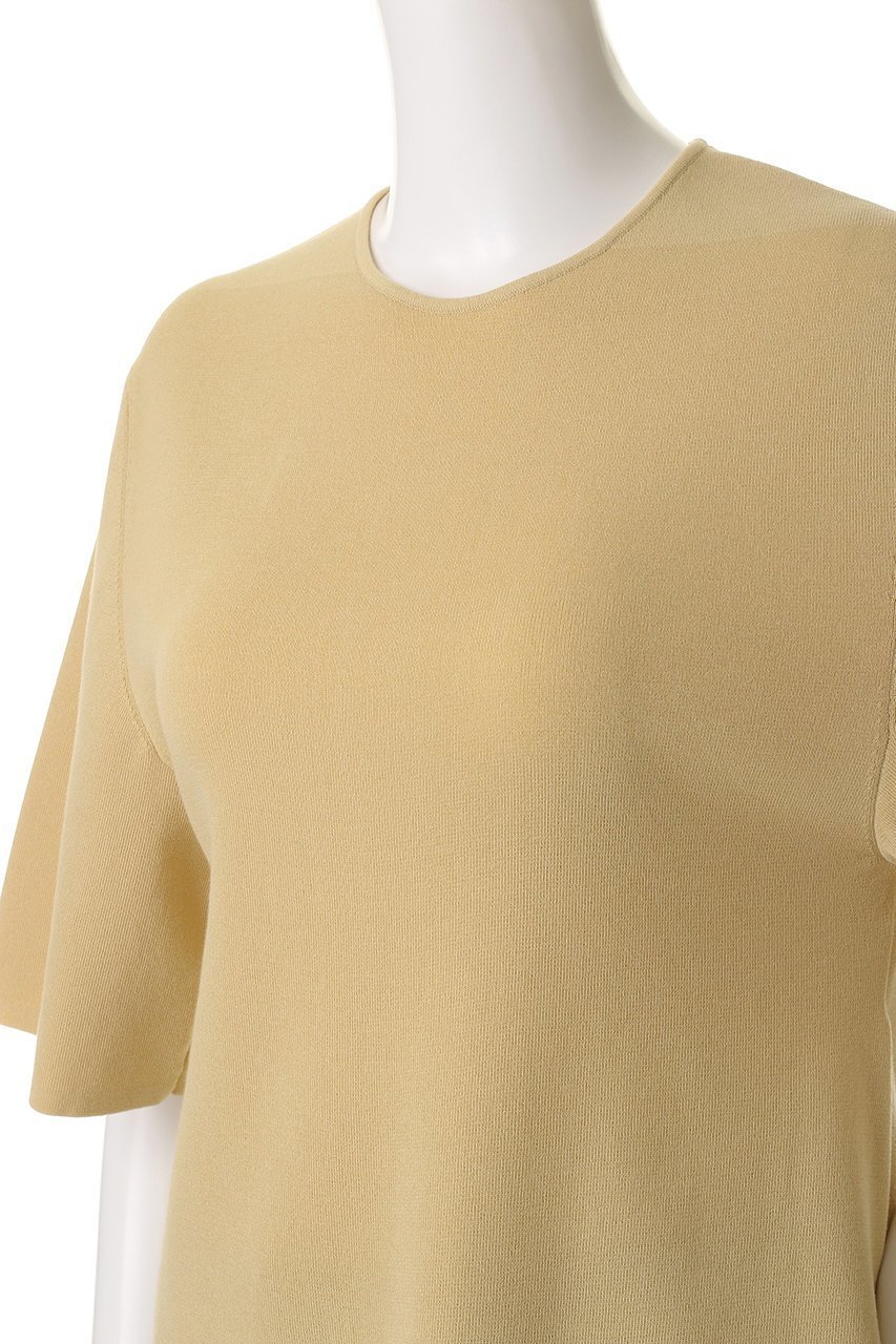 【スタニングルアー/STUNNING LURE】のrハーフスリーブニットTシャツ 人気、トレンドファッション・服の通販 founy(ファニー) 　ファッション　Fashion　レディースファッション　Fashion for Women　トップス・カットソー　Cut & Sew Tops　ニット　Knit Tops & Sweaters　シャツ・ブラウス・オフィスカジュアル　Elegant Blouses & Button-Ups　ロングTシャツ・Tシャツ　Longline T-Shirts & Tees　カジュアルプルオーバー・ニットトップス　Pullovers & Knit Tops / Casual Pullovers　シェイプ　Shape, Slim Fit　ショルダー　Shoulder, Shoulder Strap　夏　Summer　other-5|ID: prp329100004616046 ipo3291000000033216503