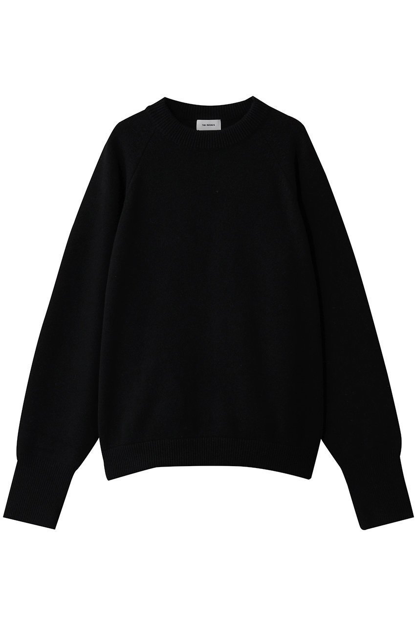 【ザ リラクス/THE RERACS / MEN】の【MEN】ラグランクルーネックニットプルオーバー インテリア・キッズ・メンズ・レディースファッション・服の通販 founy(ファニー) ファッション Fashion メンズファッション Fashion for Men トップス・カットソー Cut & Sew Tops ニット・セーター / 定番トップス Knit Tops & Sweaters シンプル Simple, Minimal スラックス Slacks, Dress Pants スリーブ Sleeve, Long Sleeve / Short Sleeve センター Center, Center Line デニム Denim, Jeans Material パターン Pattern, Design Print リラックス Relax, Relaxed Fit ブラック|ID: prp329100004616049 ipo3291000000035893130