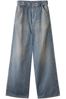 【ザ リラクス/THE RERACS】のワイドバレルデニムパンツ 人気、トレンドファッション・服の通販 founy(ファニー) ファッション Fashion レディースファッション Fashion for Women パンツ Pants & Trousers デニムパンツ・ジーンズ・美脚デニム Denim Jeans & Pants 2025年 2025 2025-2026秋冬・A/W Autumn/Winter 2025–26 AW25–26 カットソー Cut and Sewn Top シンプル Simple, Minimal タートルネック Turtleneck, High Neck デニム Denim, Jeans Material ブリーチ Bleach, Washed Finish ワイド Wide, Wide Fit A/W・秋冬 Autumn/Winter |ID:prp329100004616056