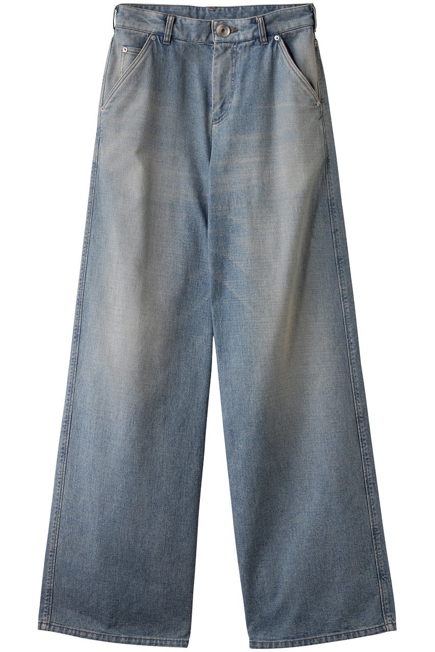 【ザ リラクス/THE RERACS】のワイドバレルデニムパンツ 人気、トレンドファッション・服の通販 founy(ファニー) 　ファッション　Fashion　レディースファッション　Fashion for Women　パンツ　Pants & Trousers　デニムパンツ・ジーンズ・美脚デニム　Denim Jeans & Pants　2025年　2025　2025-2026秋冬・A/W　Autumn/Winter 2025–26 AW25–26　カットソー　Cut and Sewn Top　シンプル　Simple, Minimal　タートルネック　Turtleneck, High Neck　デニム　Denim, Jeans Material　ブリーチ　Bleach, Washed Finish　ワイド　Wide, Wide Fit　A/W・秋冬　Autumn/Winter　 other-1|ID: prp329100004616056 ipo3291000000033060762
