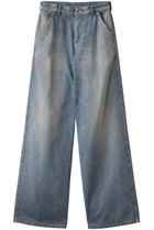 【ザ リラクス/THE RERACS】のワイドバレルデニムパンツ 人気、トレンドファッション・服の通販 founy(ファニー) ファッション Fashion レディースファッション Fashion for Women パンツ Pants & Trousers デニムパンツ・ジーンズ・美脚デニム Denim Jeans & Pants 2025年 2025 2025-2026秋冬・A/W Autumn/Winter 2025–26 AW25–26 カットソー Cut and Sewn Top シンプル Simple, Minimal タートルネック Turtleneck, High Neck デニム Denim, Jeans Material ブリーチ Bleach, Washed Finish ワイド Wide, Wide Fit A/W・秋冬 Autumn/Winter thumbnail ブリーチライトブルー|ID: prp329100004616056 ipo3291000000033060765