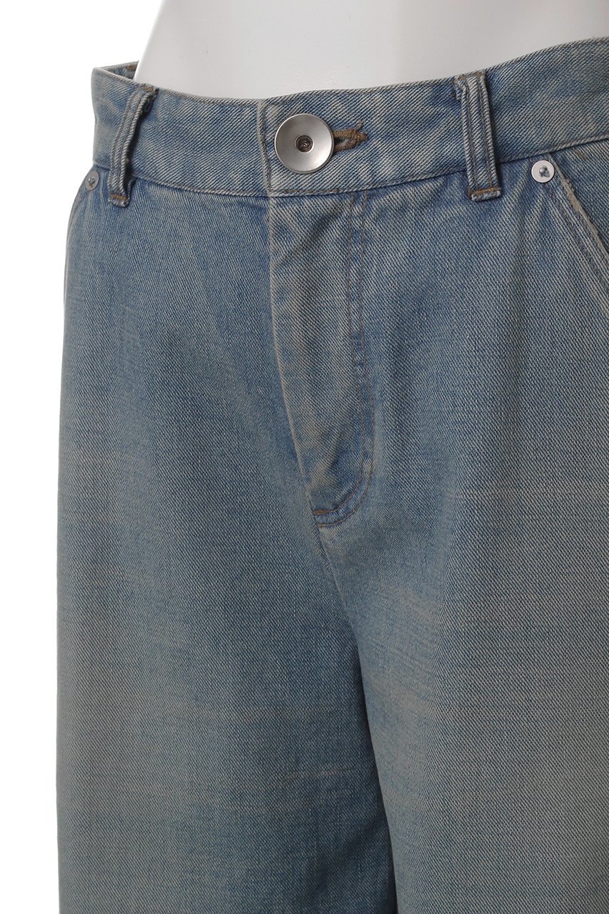 【ザ リラクス/THE RERACS】のワイドバレルデニムパンツ 人気、トレンドファッション・服の通販 founy(ファニー) 　ファッション　Fashion　レディースファッション　Fashion for Women　パンツ　Pants & Trousers　デニムパンツ・ジーンズ・美脚デニム　Denim Jeans & Pants　2025年　2025　2025-2026秋冬・A/W　Autumn/Winter 2025–26 AW25–26　カットソー　Cut and Sewn Top　シンプル　Simple, Minimal　タートルネック　Turtleneck, High Neck　デニム　Denim, Jeans Material　ブリーチ　Bleach, Washed Finish　ワイド　Wide, Wide Fit　A/W・秋冬　Autumn/Winter　other-5|ID: prp329100004616056 ipo3291000000033060771