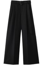 【ザ リラクス/THE RERACS】の2タックベルテッドパンツ ブラック|ID: prp329100004616059 ipo3291000000035796705