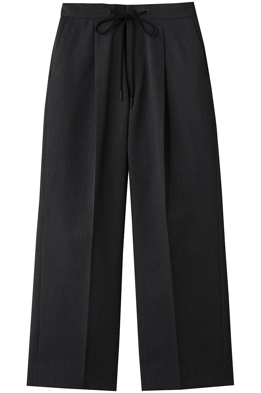 【ザ リラクス/THE RERACS】のイージーワイドスラックス インテリア・キッズ・メンズ・レディースファッション・服の通販 founy(ファニー) 　ファッション　Fashion　レディースファッション　Fashion for Women　パンツ　Pants & Trousers　ストレート　Straight, Straight Cut　スピンドル　Spindle, Drawcord　スラックス　Slacks, Dress Pants　ワイド　Wide, Wide Fit　エレガント 上品　Elegant　トップグレー|ID: prp329100004616062 ipo3291000000035345706