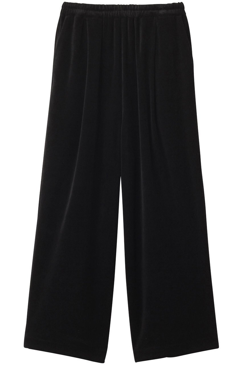 【フローレント/FLORENT】のベロア ワイド パンツ インテリア・キッズ・メンズ・レディースファッション・服の通販 founy(ファニー) ファッション Fashion レディースファッション Fashion for Women パンツ Pants & Trousers エレガント 上品 Elegant ベロア Velour, Soft Velvet ワイド Wide, Wide Fit ブラック|ID: prp329100004616065 ipo3291000000035534372