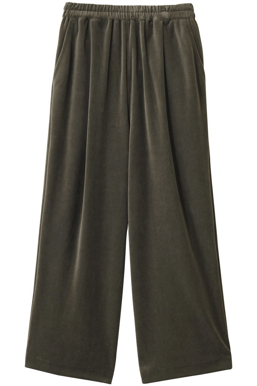 【フローレント/FLORENT】のベロア ワイド パンツ インテリア・キッズ・メンズ・レディースファッション・服の通販 founy(ファニー) ファッション Fashion レディースファッション Fashion for Women パンツ Pants & Trousers エレガント 上品 Elegant ベロア Velour, Soft Velvet ワイド Wide, Wide Fit カーキ|ID: prp329100004616065 ipo3291000000035534374