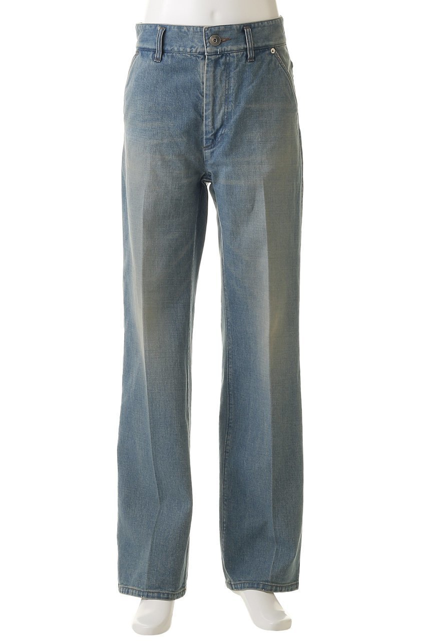 【ザ リラクス/THE RERACS / MEN】の【MEN】デニムストレートパンツ 人気、トレンドファッション・服の通販 founy(ファニー) 　ファッション　Fashion　メンズファッション　Fashion for Men　ボトムス　Bottoms　デニムパンツ・ジーンズ　Denim Pants　スウェット / スエット　Sweatshirt, Sweatwear　ストレート　Straight, Straight Cut　センター　Center, Center Line　デニム　Denim, Jeans Material　モダン　Modern, Contemporary　other-2|ID: prp329100004616069 ipo3291000000035425669