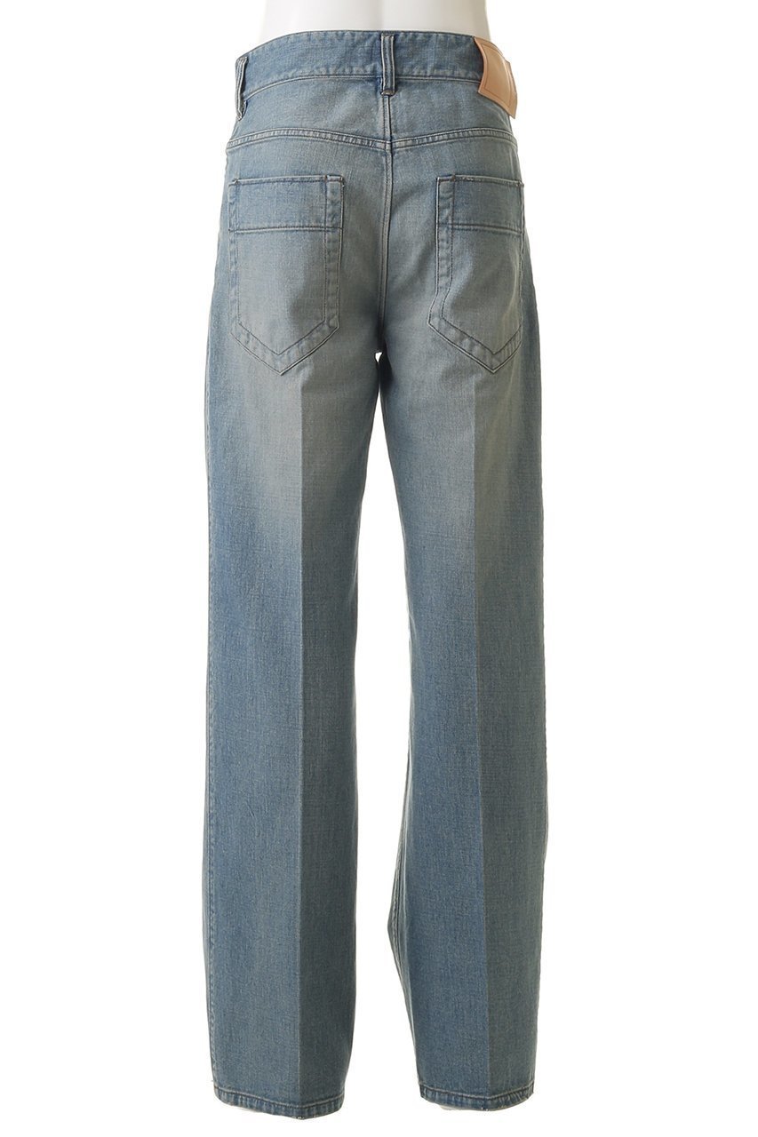 【ザ リラクス/THE RERACS / MEN】の【MEN】デニムストレートパンツ 人気、トレンドファッション・服の通販 founy(ファニー) 　ファッション　Fashion　メンズファッション　Fashion for Men　ボトムス　Bottoms　デニムパンツ・ジーンズ　Denim Pants　スウェット / スエット　Sweatshirt, Sweatwear　ストレート　Straight, Straight Cut　センター　Center, Center Line　デニム　Denim, Jeans Material　モダン　Modern, Contemporary　other-4|ID: prp329100004616069 ipo3291000000035425671