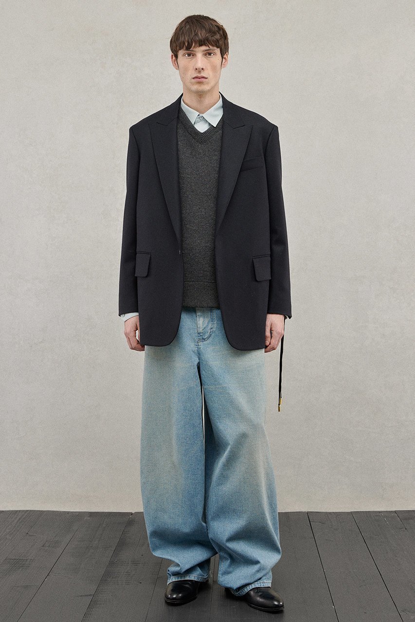 【ザ リラクス/THE RERACS / MEN】の【MEN】デニムバレルパンツ 人気、トレンドファッション・服の通販 founy(ファニー) 　ファッション　Fashion　メンズファッション　Fashion for Men　ボトムス　Bottoms　デニムパンツ・ジーンズ　Denim Pants　2025年　2025　2025-2026秋冬・A/W　Autumn/Winter 2025–26 AW25–26　デニム　Denim, Jeans Material　フォルム　Silhouette, Form　ブリーチ　Bleach, Washed Finish　A/W・秋冬　Autumn/Winter　other-6|ID: prp329100004616070 ipo3291000000033060923