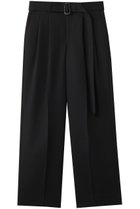 【ザ リラクス/THE RERACS / MEN】の【MEN】2タックベルテッドパンツ ブラック|ID: prp329100004616072 ipo3291000000036151019