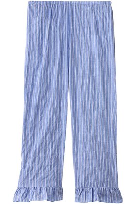 【ナナデコール/nanadecor】 ユーカリストライプローズマリーフリルパンツ人気、トレンドファッション・服の通販 founy(ファニー) ファッション Fashion レディースファッション Fashion for Women パンツ Pants & Trousers ストライプ Stripe, Striped Pattern パジャマ Pajamas, Sleepwear フリル Frill, Ruffle 夏 Summer 新作・新入荷 New Arrivals / New In |ID:prp329100004616076