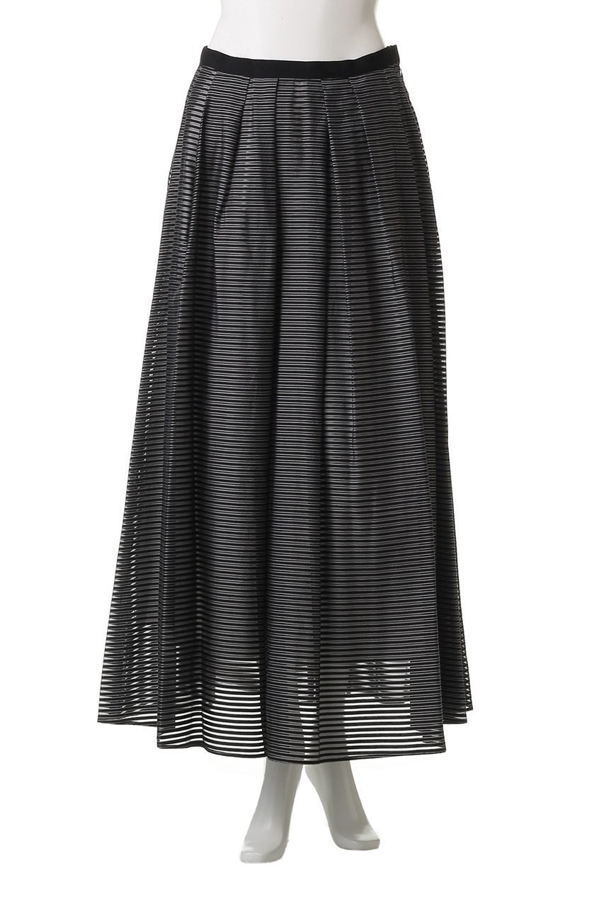 【プルミエ アロンディスモン/1er Arrondissement】のシアーボーダースカート 人気、トレンドファッション・服の通販 founy(ファニー) 　ファッション　Fashion　レディースファッション　Fashion for Women　スカート　Skirts　ロングスカート　Long Skirts / Maxi & Midi Skirts　シアー　Sheer, See-Through　ボーダー　Border, Stripe　ロング　Long, Long-Length　other-2|ID: prp329100004616077 ipo3291000000035815443
