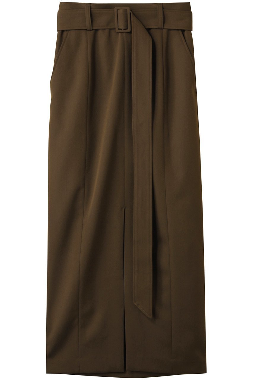 【デザイン ワークス/DESIGN WORKS】のフロントスリット切替えロングスカート 人気、トレンドファッション・服の通販 founy(ファニー) 　ファッション　Fashion　レディースファッション　Fashion for Women　スカート　Skirts　ロングスカート　Long Skirts / Maxi & Midi Skirts　ストレート　Straight, Straight Cut　スリット　Slit, Slit Detail　ダウン　Down, Puffer　フロント　Front, Front Design　ロング　Long, Long-Length　再入荷　Restock / Back in Stock　 other-1|ID: prp329100004616078 ipo3291000000035815452