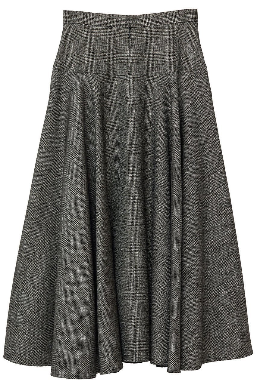 【マルティニーク/martinique】の【l heritage martinique】ブライトグレンチェックフレアスカート(セットアップ可) 人気、トレンドファッション・服の通販 founy(ファニー) 　ファッション　Fashion　レディースファッション　Fashion for Women　セットアップ　Matching Sets　スカート・ミニ/ミディ/マキシ　Skirts / Mini, Midi & Maxi Skirts　スカート　Skirts　Aライン・フレアスカート　A-Line & Flared Skirts　ロングスカート　Long Skirts / Maxi & Midi Skirts　おすすめ　Recommended / Our Picks　クール　Cool, Chic　シルバー　Silver, Metallic Silver　シンプル　Simple, Minimal　スキッパー　Skipper, Open Collar　セットアップ　Set-Up, Coordinated Outfit　チェック　Check, Plaid, Tartan　フレア　Flare, Flared　ロング　Long, Long-Length　エレガント 上品　Elegant　other-2|ID: prp329100004616079 ipo3291000000035534422