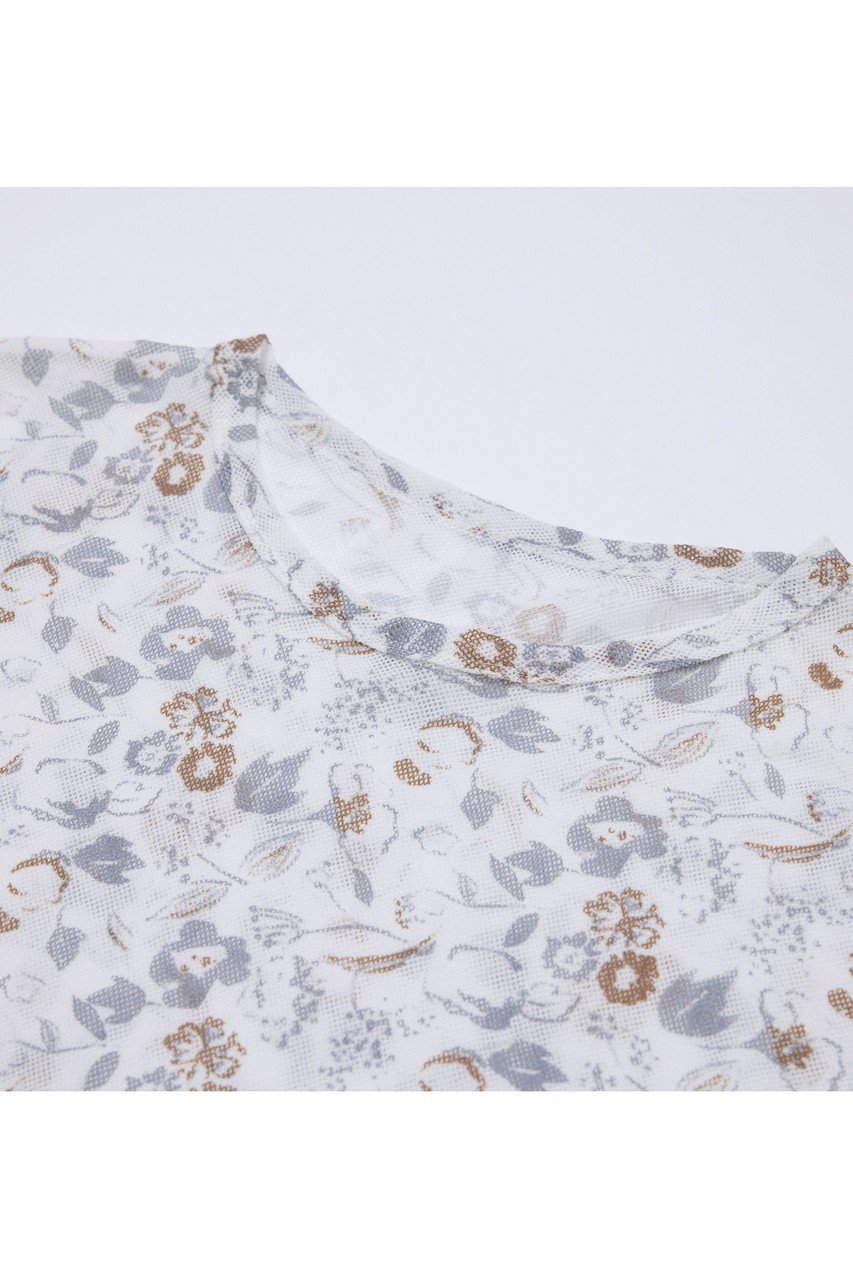 【プリスティン/PRISTINE】のflowerメッシュTシャツ 人気、トレンドファッション・服の通販 founy(ファニー) 　ファッション　Fashion　レディースファッション　Fashion for Women　トップス・カットソー　Cut & Sew Tops　シャツ・ブラウス・オフィスカジュアル　Elegant Blouses & Button-Ups　ロングTシャツ・Tシャツ　Longline T-Shirts & Tees　カットソー・ベーシックTシャツ　Cut-and-Sewn Tops / Stretch Tees & Basics　ショート　Short, Short Length　シンプル　Simple, Minimal　スリーブ　Sleeve, Long Sleeve / Short Sleeve　プリント　Print, Printed Pattern　メッシュ　Mesh, Net Fabric　夏　Summer　新作・新入荷　New Arrivals / New In　other-2|ID: prp329100004616112 ipo3291000000033061740