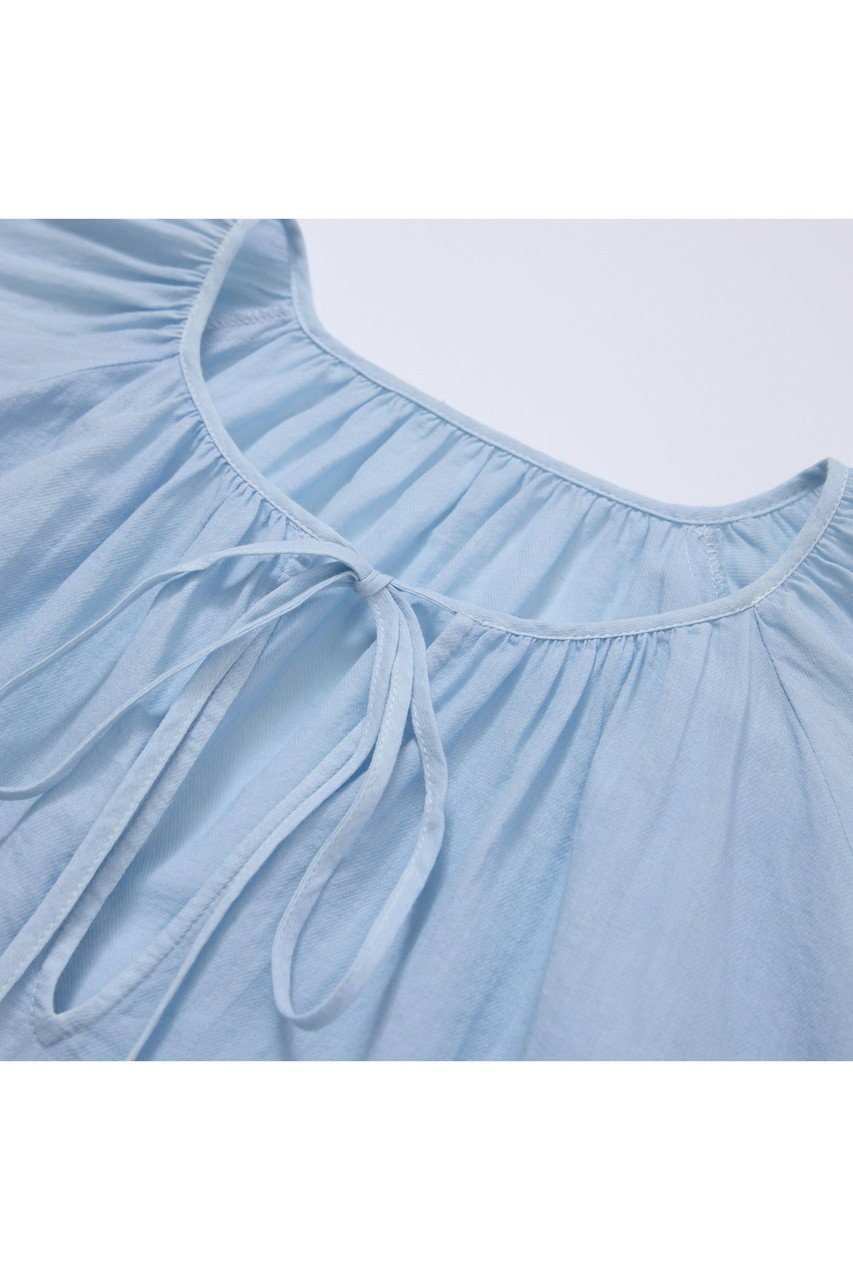 【プリスティン/PRISTINE】のカルゼブラウス(染) 人気、トレンドファッション・服の通販 founy(ファニー) 　ファッション　Fashion　レディースファッション　Fashion for Women　トップス・カットソー　Cut & Sew Tops　シャツ・ブラウス・オフィスカジュアル　Elegant Blouses & Button-Ups　春　Spring　秋　Autumn　ギャザー　Gathered, Ruffled　シアー　Sheer, See-Through　ショート　Short, Short Length　シンプル　Simple, Minimal　スリーブ　Sleeve, Long Sleeve / Short Sleeve　なめらか　Smooth, Silky Texture　バランス　Balance, Style Balance　夏　Summer　エレガント 上品　Elegant　新作・新入荷　New Arrivals / New In　other-2|ID: prp329100004616113 ipo3291000000033061780
