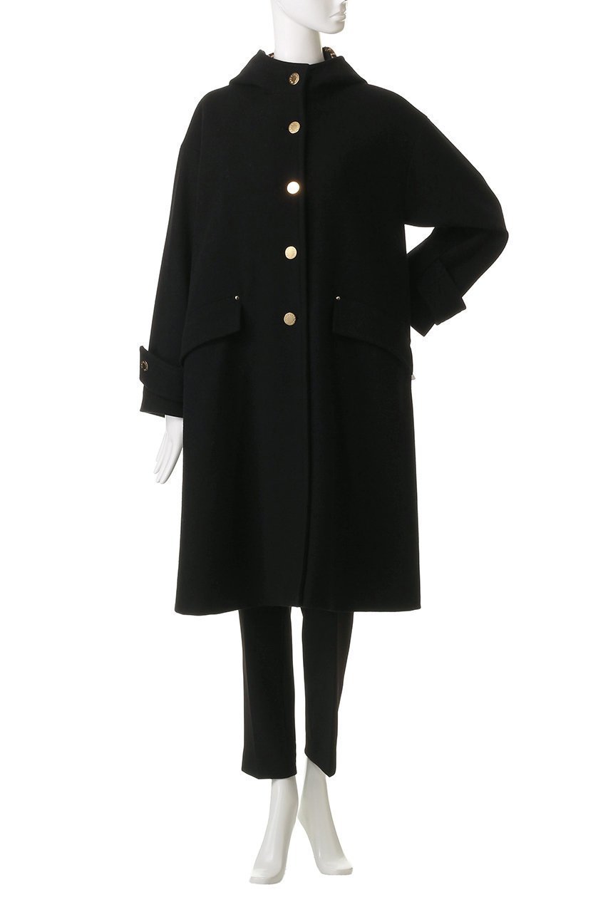 【マッキントッシュ/MACKINTOSH】のHUMBIE HOOD ロング スリム メタルボタン レオパード コート 人気、トレンドファッション・服の通販 founy(ファニー) 　ファッション　Fashion　レディースファッション　Fashion for Women　アウター　Coat / Outerwear Collection　コート・ロングコート・ピーコート　Long Coats, Peacoats & More　エレガント 上品　Elegant　スリム　Slim, Slim Fit　デニム　Denim, Jeans Material　メタル　Metal, Metal Parts　レオパード　Leopard, Animal Print　ロング　Long, Long-Length　other-2|ID: prp329100004616117 ipo3291000000035495840