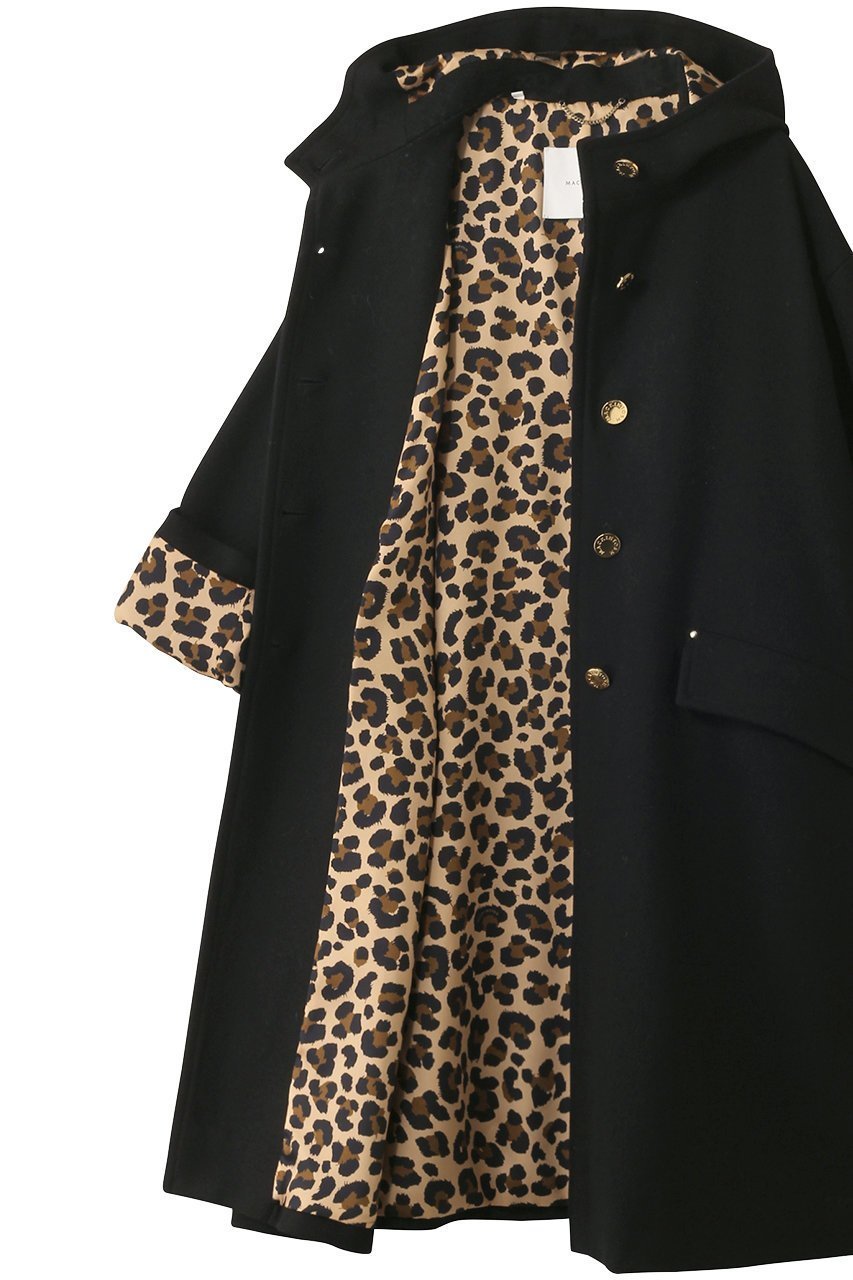 【マッキントッシュ/MACKINTOSH】のHUMBIE HOOD ロング スリム メタルボタン レオパード コート 人気、トレンドファッション・服の通販 founy(ファニー) 　ファッション　Fashion　レディースファッション　Fashion for Women　アウター　Coat / Outerwear Collection　コート・ロングコート・ピーコート　Long Coats, Peacoats & More　エレガント 上品　Elegant　スリム　Slim, Slim Fit　デニム　Denim, Jeans Material　メタル　Metal, Metal Parts　レオパード　Leopard, Animal Print　ロング　Long, Long-Length　other-6|ID: prp329100004616117 ipo3291000000035495844