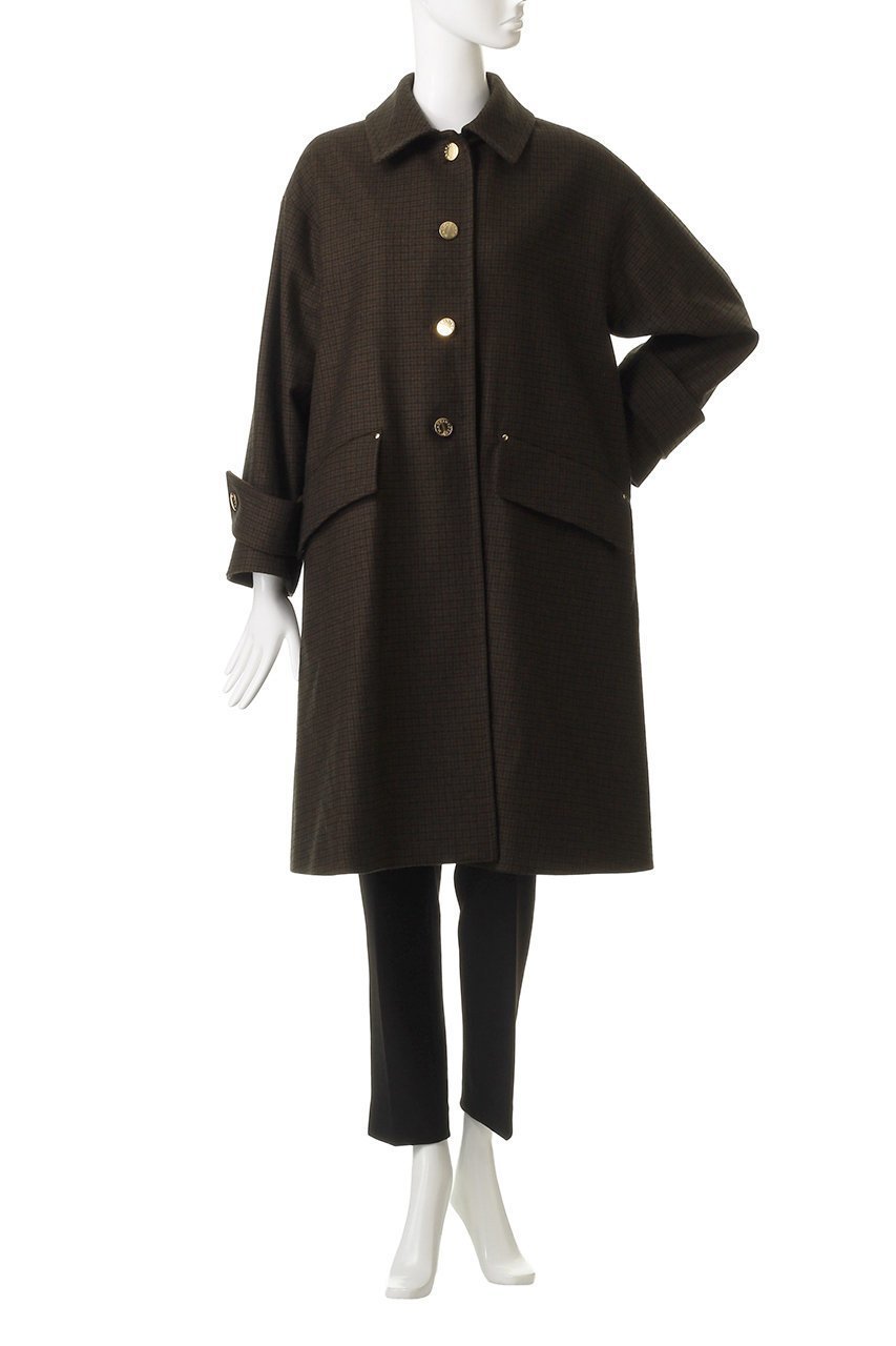 【マッキントッシュ/MACKINTOSH】のHUMBIE ハウンドトゥース ロング スリム メタルボタン コート 人気、トレンドファッション・服の通販 founy(ファニー) 　ファッション　Fashion　レディースファッション　Fashion for Women　アウター　Coat / Outerwear Collection　コート・ロングコート・ピーコート　Long Coats, Peacoats & More　クラシカル　Classical, Vintage-Inspired　スリム　Slim, Slim Fit　ハウンドトゥース　Houndstooth, Dogtooth Check　メタル　Metal, Metal Parts　ロング　Long, Long-Length　エレガント 上品　Elegant　新作・新入荷　New Arrivals / New In　other-2|ID: prp329100004616120 ipo3291000000033061857