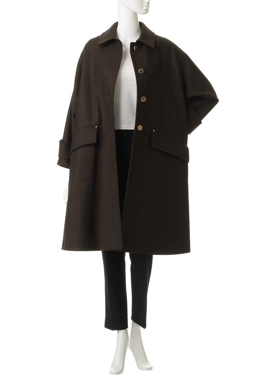 【マッキントッシュ/MACKINTOSH】のHUMBIE ハウンドトゥース ロング スリム メタルボタン コート 人気、トレンドファッション・服の通販 founy(ファニー) 　ファッション　Fashion　レディースファッション　Fashion for Women　アウター　Coat / Outerwear Collection　コート・ロングコート・ピーコート　Long Coats, Peacoats & More　クラシカル　Classical, Vintage-Inspired　スリム　Slim, Slim Fit　ハウンドトゥース　Houndstooth, Dogtooth Check　メタル　Metal, Metal Parts　ロング　Long, Long-Length　エレガント 上品　Elegant　新作・新入荷　New Arrivals / New In　other-8|ID: prp329100004616120 ipo3291000000033061863