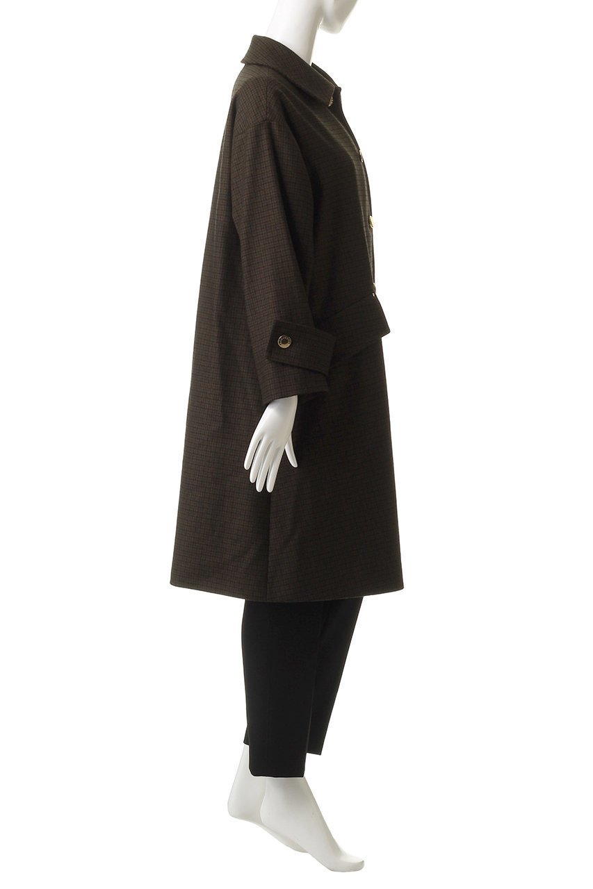 【マッキントッシュ/MACKINTOSH】のHUMBIE ハウンドトゥース ロング スリム メタルボタン コート 人気、トレンドファッション・服の通販 founy(ファニー) 　ファッション　Fashion　レディースファッション　Fashion for Women　アウター　Coat / Outerwear Collection　コート・ロングコート・ピーコート　Long Coats, Peacoats & More　クラシカル　Classical, Vintage-Inspired　スリム　Slim, Slim Fit　ハウンドトゥース　Houndstooth, Dogtooth Check　メタル　Metal, Metal Parts　ロング　Long, Long-Length　エレガント 上品　Elegant　other-3|ID: prp329100004616120 ipo3291000000036225504