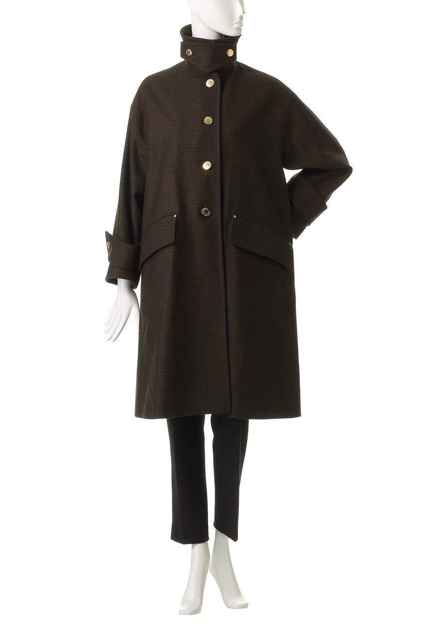 【マッキントッシュ/MACKINTOSH】のHUMBIE ハウンドトゥース ロング スリム メタルボタン コート 人気、トレンドファッション・服の通販 founy(ファニー) 　ファッション　Fashion　レディースファッション　Fashion for Women　アウター　Coat / Outerwear Collection　コート・ロングコート・ピーコート　Long Coats, Peacoats & More　クラシカル　Classical, Vintage-Inspired　スリム　Slim, Slim Fit　ハウンドトゥース　Houndstooth, Dogtooth Check　メタル　Metal, Metal Parts　ロング　Long, Long-Length　エレガント 上品　Elegant　other-7|ID: prp329100004616120 ipo3291000000036225508