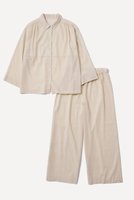 【プリスティン/PRISTINE】のちりめんギャザーパジャマ 人気、トレンドファッション・服の通販 founy(ファニー) ファッション Fashion レディースファッション Fashion for Women ギャザー Gathered, Ruffled シアー Sheer, See-Through パジャマ Pajamas, Sleepwear ヨーク Yoke, Yoke Design 夏 Summer 長袖 Long Sleeve, Full Sleeve |ID:prp329100004616127