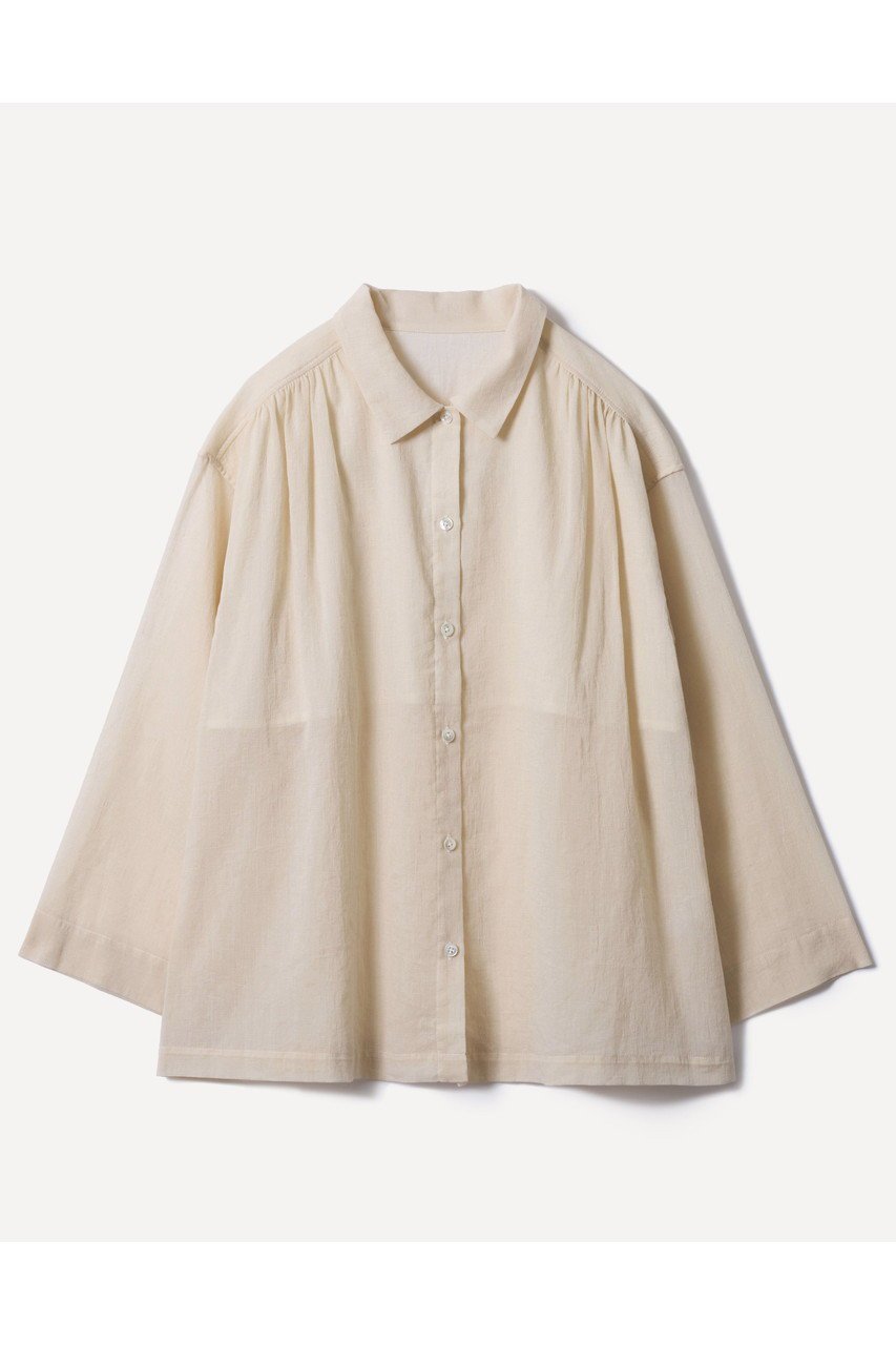 【プリスティン/PRISTINE】のちりめんギャザーパジャマ 人気、トレンドファッション・服の通販 founy(ファニー) 　ファッション　Fashion　レディースファッション　Fashion for Women　ギャザー　Gathered, Ruffled　シアー　Sheer, See-Through　パジャマ　Pajamas, Sleepwear　ヨーク　Yoke, Yoke Design　夏　Summer　新作・新入荷　New Arrivals / New In　長袖　Long Sleeve, Full Sleeve　other-2|ID: prp329100004616127 ipo3291000000033061925