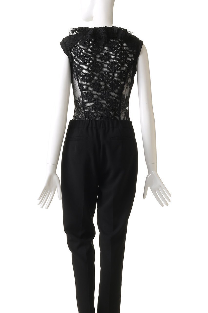 【プランク プロジェクト/PRANK PROJECT】のレースフリルボディースーツ / Lace Frill Bodysuit 人気、トレンドファッション・服の通販 founy(ファニー) 　ファッション　Fashion　レディースファッション　Fashion for Women　トップス・カットソー　Cut & Sew Tops　キャミソール&ノースリーブ　Camisoles & Sleeveless Tops　シャツ・ブラウス・オフィスカジュアル　Elegant Blouses & Button-Ups　ロングTシャツ・Tシャツ　Longline T-Shirts & Tees　カットソー・ベーシックTシャツ　Cut-and-Sewn Tops / Stretch Tees & Basics　インナー　Innerwear　キャミソール　Camisole, Spaghetti Strap Top　ジャケット　Jacket, Outerwear　ストレッチ　Stretch, Stretchy Fabric　スーツ　Suit, Formalwear　タンク　Tank Top, Sleeveless Top　レース　Lace, Lace Fabric　other-4|ID: prp329100004616878 ipo3291000000036181180