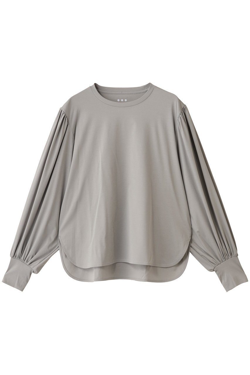 【スリー ドッツ/three dots】のプレミアムシャツ ジャージータックロングスリーブT インテリア・キッズ・メンズ・レディースファッション・服の通販 founy(ファニー) ファッション Fashion レディースファッション Fashion for Women トップス・カットソー Cut & Sew Tops シャツ・ブラウス・オフィスカジュアル Elegant Blouses & Button-Ups ロングTシャツ・Tシャツ Longline T-Shirts & Tees カットソー・ベーシックTシャツ Cut-and-Sewn Tops / Stretch Tees & Basics なめらか Smooth, Silky Texture シンプル Simple, Minimal スペシャル Special, Limited Edition スリーブ Sleeve, Long Sleeve / Short Sleeve バランス Balance, Style Balance プレミアム Premium, High-End ロング Long, Long-Length エレガント 上品 Elegant グレーベージュ|ID: prp329100004616879 ipo3291000000034397909