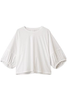 【スリー ドッツ/three dots】 プレミアムシャツ ジャージーバルーンスリーブT人気、トレンドファッション・服の通販 founy(ファニー) ファッション Fashion レディースファッション Fashion for Women トップス・カットソー Cut & Sew Tops シャツ・ブラウス・オフィスカジュアル Elegant Blouses & Button-Ups ロングTシャツ・Tシャツ Longline T-Shirts & Tees カットソー・ベーシックTシャツ Cut-and-Sewn Tops / Stretch Tees & Basics なめらか Smooth, Silky Texture コンパクト Compact, Small Size ショート Short, Short Length シンプル Simple, Minimal スペシャル Special, Limited Edition スリーブ Sleeve, Long Sleeve / Short Sleeve バルーン Balloon, Balloon Silhouette プレミアム Premium, High-End エレガント 上品 Elegant 新作・新入荷 New Arrivals / New In |ID:prp329100004616880