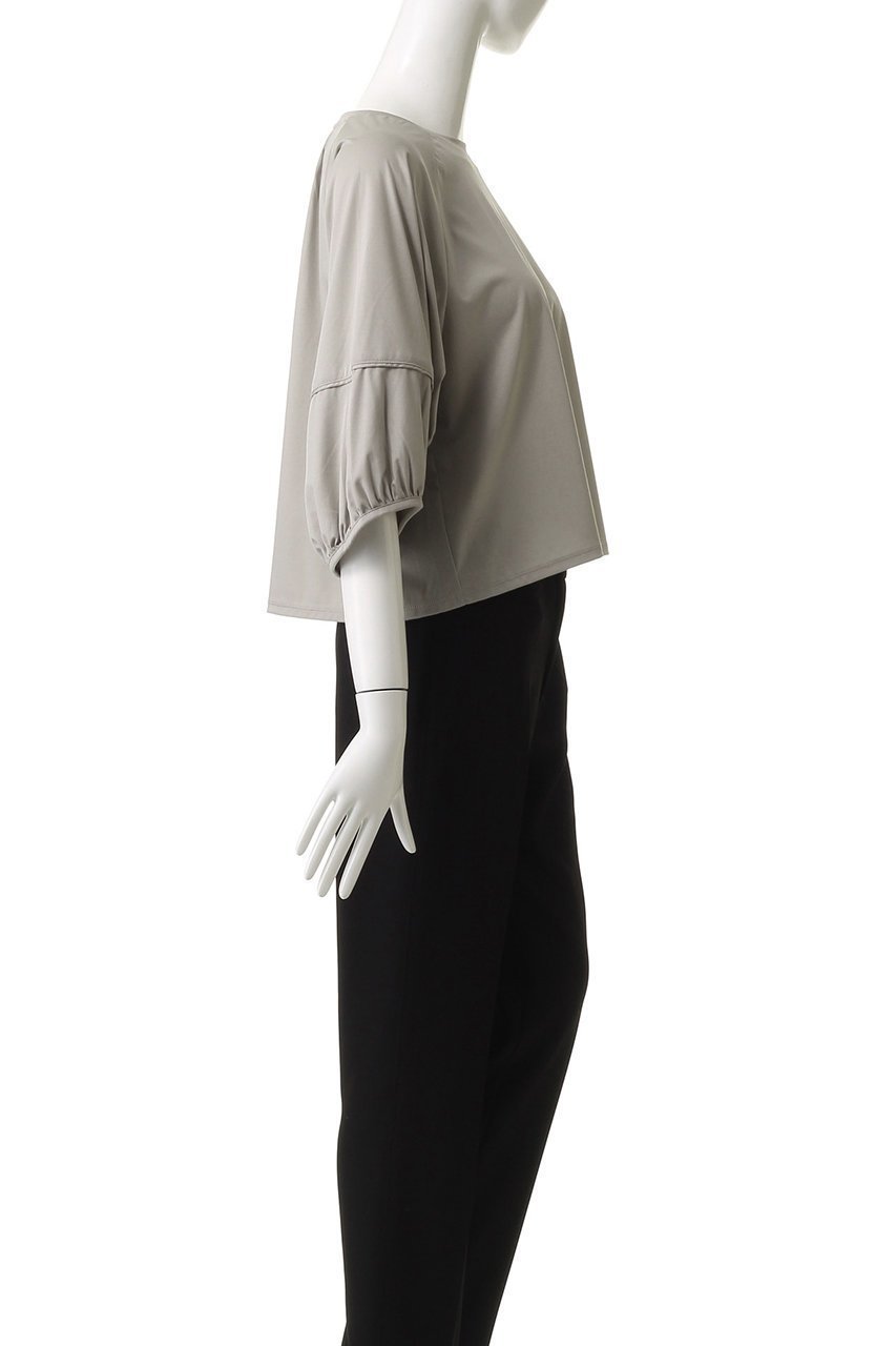 【スリー ドッツ/three dots】のプレミアムシャツ ジャージーバルーンスリーブT 人気、トレンドファッション・服の通販 founy(ファニー) 　ファッション　Fashion　レディースファッション　Fashion for Women　トップス・カットソー　Cut & Sew Tops　シャツ・ブラウス・オフィスカジュアル　Elegant Blouses & Button-Ups　ロングTシャツ・Tシャツ　Longline T-Shirts & Tees　カットソー・ベーシックTシャツ　Cut-and-Sewn Tops / Stretch Tees & Basics　なめらか　Smooth, Silky Texture　コンパクト　Compact, Small Size　ショート　Short, Short Length　シンプル　Simple, Minimal　スペシャル　Special, Limited Edition　スリーブ　Sleeve, Long Sleeve / Short Sleeve　バルーン　Balloon, Balloon Silhouette　プレミアム　Premium, High-End　エレガント 上品　Elegant　other-3|ID: prp329100004616880 ipo3291000000033075551