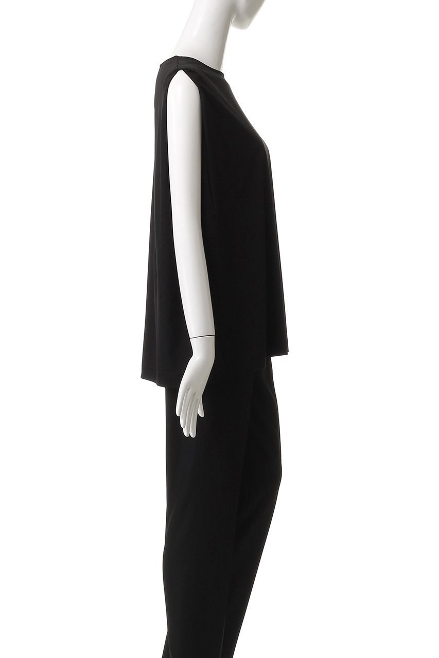 【スリー ドッツ/three dots】のプレミアムシャツ ジャージースリーブレス 人気、トレンドファッション・服の通販 founy(ファニー) 　ファッション　Fashion　レディースファッション　Fashion for Women　トップス・カットソー　Cut & Sew Tops　キャミソール&ノースリーブ　Camisoles & Sleeveless Tops　シャツ・ブラウス・オフィスカジュアル　Elegant Blouses & Button-Ups　ロングTシャツ・Tシャツ　Longline T-Shirts & Tees　カットソー・ベーシックTシャツ　Cut-and-Sewn Tops / Stretch Tees & Basics　なめらか　Smooth, Silky Texture　キャミソール　Camisole, Spaghetti Strap Top　ショルダー　Shoulder, Shoulder Strap　タンク　Tank Top, Sleeveless Top　プレミアム　Premium, High-End　エレガント 上品　Elegant　新作・新入荷　New Arrivals / New In　other-3|ID: prp329100004616881 ipo3291000000033075564