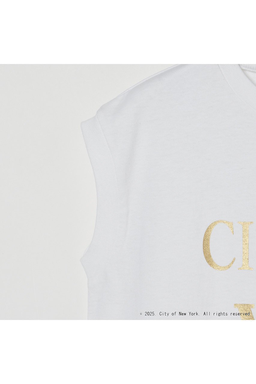 【エリオポール/heliopole】の【GOOD ROCK SPEED】NYC METALLIC PRINT カットソー 人気、トレンドファッション・服の通販 founy(ファニー) 　ファッション　Fashion　レディースファッション　Fashion for Women　トップス・カットソー　Cut & Sew Tops　キャミソール&ノースリーブ　Camisoles & Sleeveless Tops　シャツ・ブラウス・オフィスカジュアル　Elegant Blouses & Button-Ups　ロングTシャツ・Tシャツ　Longline T-Shirts & Tees　カットソー・ベーシックTシャツ　Cut-and-Sewn Tops / Stretch Tees & Basics　カットソー　Cut and Sewn Top　キャミソール　Camisole, Spaghetti Strap Top　タンク　Tank Top, Sleeveless Top　ニューヨーク　New York, NYC Style　新作・新入荷　New Arrivals / New In　other-4|ID: prp329100004616882 ipo3291000000033075576