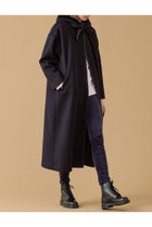 【サードマガジン/THIRD MAGAZINE】のフーデットガウンコート ネイビー|ID: prp329100004616888 ipo3291000000033075640