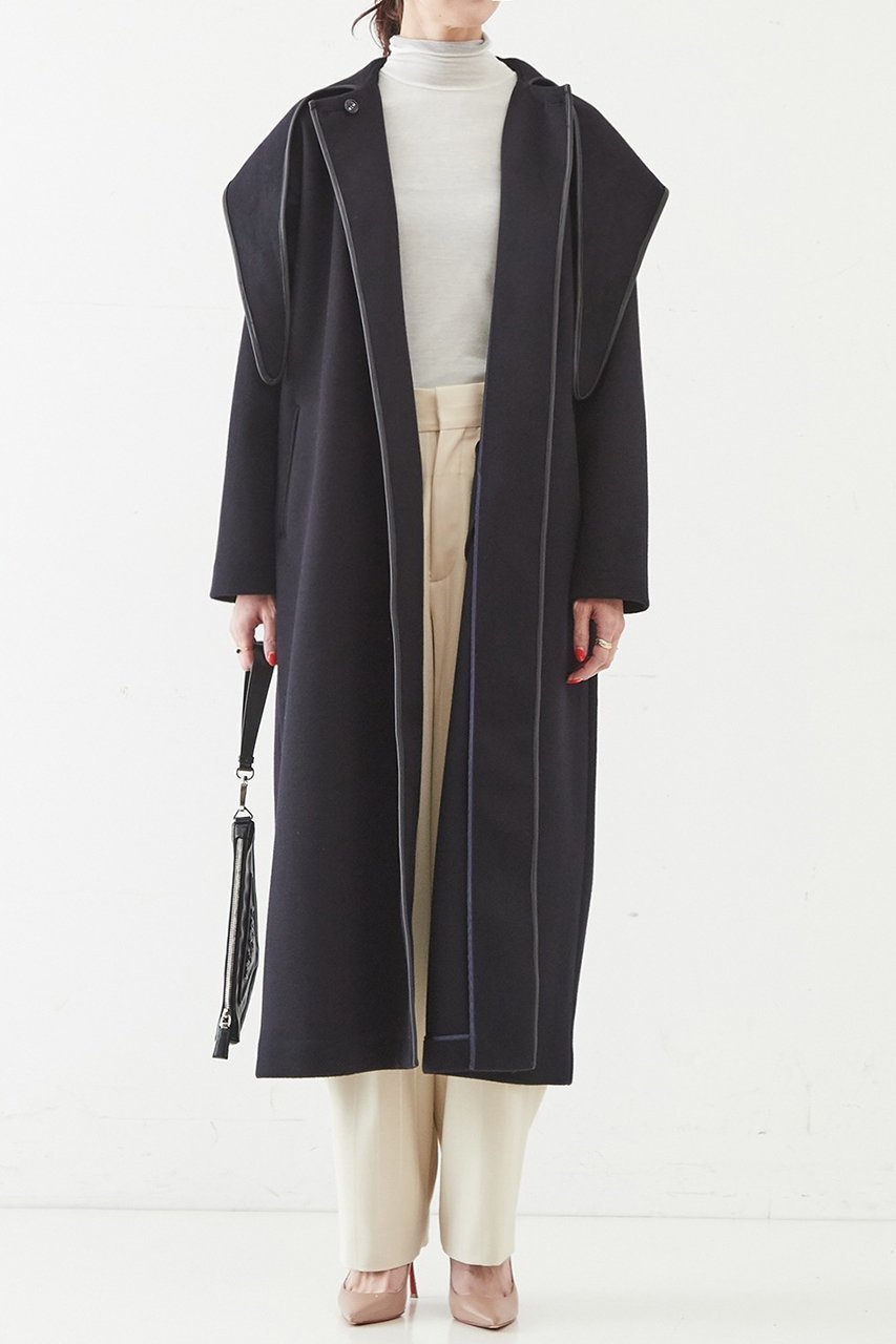 【サードマガジン/THIRD MAGAZINE】のフーデットガウンコート 人気、トレンドファッション・服の通販 founy(ファニー) 　ファッション　Fashion　レディースファッション　Fashion for Women　アウター　Coat / Outerwear Collection　コート・ロングコート・ピーコート　Long Coats, Peacoats & More　2025年　2025　2025-2026秋冬・A/W　Autumn/Winter 2025–26 AW25–26　ガウン　Gown, Robe　シンプル　Simple, Minimal　ストール　Stole, Wrap　ロング　Long, Long-Length　A/W・秋冬　Autumn/Winter　other-6|ID: prp329100004616888 ipo3291000000033075645