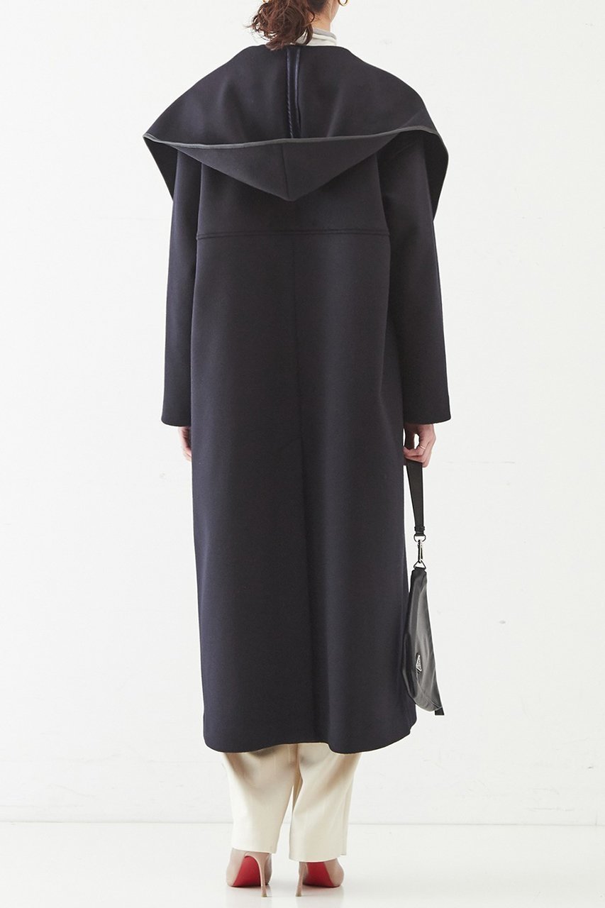 【サードマガジン/THIRD MAGAZINE】のフーデットガウンコート 人気、トレンドファッション・服の通販 founy(ファニー) 　ファッション　Fashion　レディースファッション　Fashion for Women　アウター　Coat / Outerwear Collection　コート・ロングコート・ピーコート　Long Coats, Peacoats & More　2025年　2025　2025-2026秋冬・A/W　Autumn/Winter 2025–26 AW25–26　ガウン　Gown, Robe　シンプル　Simple, Minimal　ストール　Stole, Wrap　ロング　Long, Long-Length　A/W・秋冬　Autumn/Winter　other-8|ID: prp329100004616888 ipo3291000000033075647