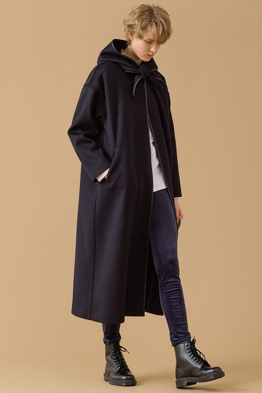 【サードマガジン/THIRD MAGAZINE】のフーデットガウンコート インテリア・キッズ・メンズ・レディースファッション・服の通販 founy(ファニー) 　ファッション　Fashion　レディースファッション　Fashion for Women　アウター　Coat / Outerwear Collection　コート・ロングコート・ピーコート　Long Coats, Peacoats & More　ガウン　Gown, Robe　シンプル　Simple, Minimal　ストール　Stole, Wrap　ロング　Long, Long-Length　ネイビー|ID: prp329100004616888 ipo3291000000036047137