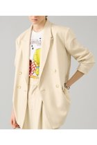 【サードマガジン/THIRD MAGAZINE】の袖リブジャケット ライトベージュ|ID: prp329100004616892 ipo3291000000033075667