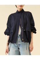 【マルティニーク/martinique】のVIS混ツイルスタンドカラーブルゾン ネイビー|ID: prp329100004616893 ipo3291000000033075677