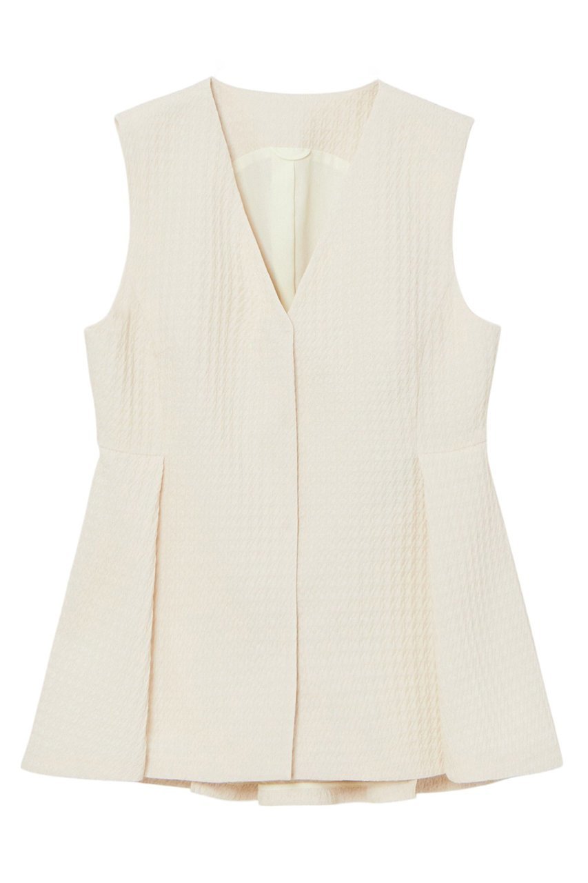 【アナイ/ANAYI】の【Eternal Line 2025】パフィジャガードペプラムジレ 人気、トレンドファッション・服の通販 founy(ファニー) 　ファッション　Fashion　レディースファッション　Fashion for Women　アウター　Coat / Outerwear Collection　レディースジャケット・軽アウター　Jackets　おすすめ　Recommended / Our Picks　インナー　Innerwear　ジャカード／ジャガード　Jacquard, Woven Pattern　ジャケット　Jacket, Outerwear　スタンド　Stand Collar, Upright Stand　ストレッチ　Stretch, Stretchy Fabric　チェック　Check, Plaid, Tartan　ノースリーブ　Sleeveless, No-Sleeve　ベスト　Vest, Waistcoat　再入荷　Restock / Back in Stock　 other-1|ID: prp329100004616896 ipo3291000000035052716