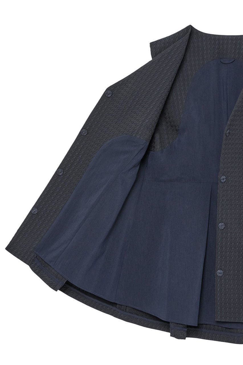 【アナイ/ANAYI】の【Eternal Line 2025】パフィジャガードペプラムジレ 人気、トレンドファッション・服の通販 founy(ファニー) 　ファッション　Fashion　レディースファッション　Fashion for Women　アウター　Coat / Outerwear Collection　レディースジャケット・軽アウター　Jackets　おすすめ　Recommended / Our Picks　インナー　Innerwear　ジャカード／ジャガード　Jacquard, Woven Pattern　ジャケット　Jacket, Outerwear　スタンド　Stand Collar, Upright Stand　ストレッチ　Stretch, Stretchy Fabric　チェック　Check, Plaid, Tartan　ノースリーブ　Sleeveless, No-Sleeve　ベスト　Vest, Waistcoat　再入荷　Restock / Back in Stock　other-4|ID: prp329100004616896 ipo3291000000035052721