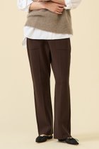 【マルティニーク/martinique】のストレッチウールニットパンツ(セットアップ可) ブラウン|ID: prp329100004616904 ipo3291000000035663269