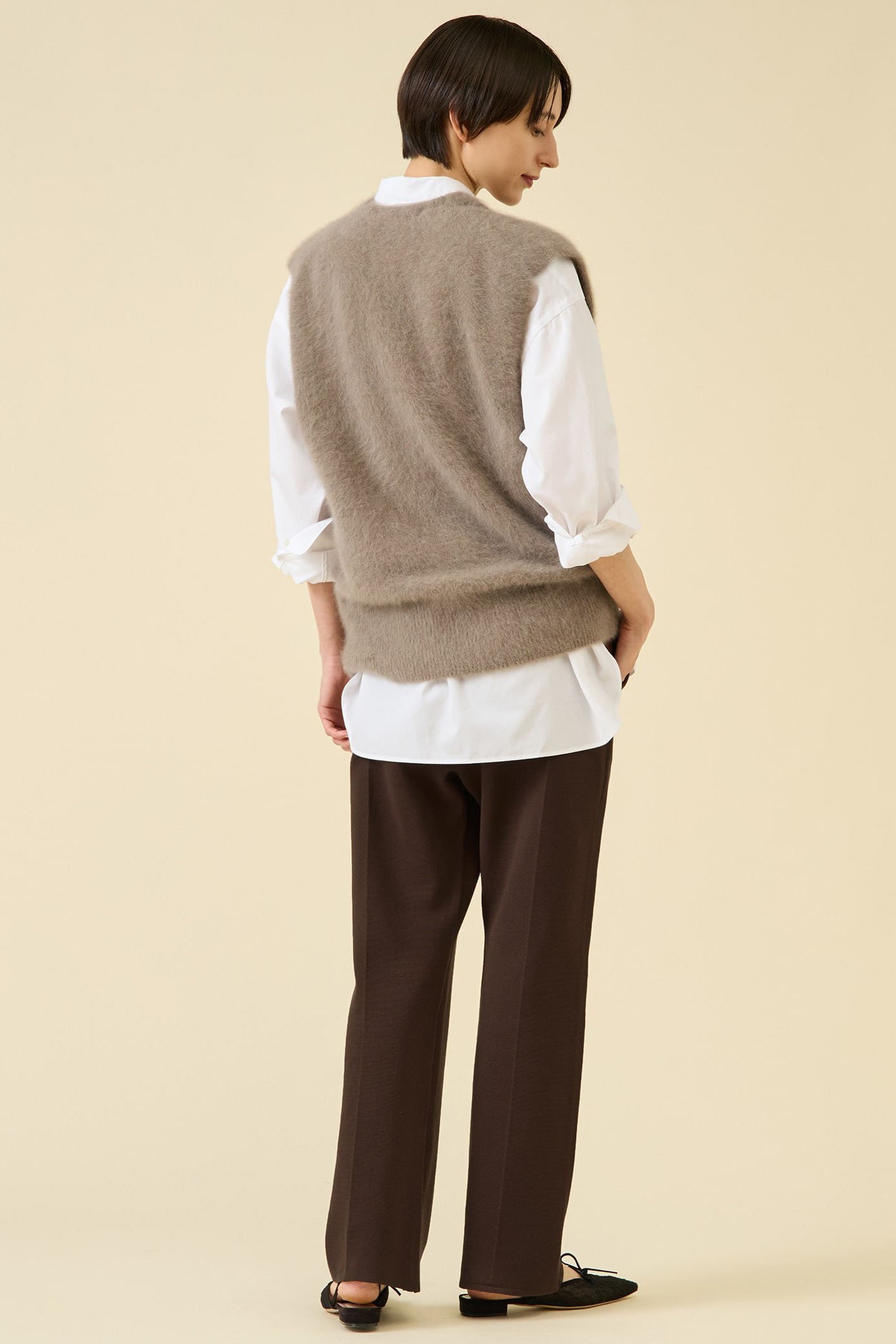 【マルティニーク/martinique】のストレッチウールニットパンツ(セットアップ可) 人気、トレンドファッション・服の通販 founy(ファニー) 　ファッション　Fashion　レディースファッション　Fashion for Women　セットアップ　Matching Sets　レディースパンツ・ボトムス　Pants & Trousers / Bottoms　パンツ　Pants & Trousers　おすすめ　Recommended / Our Picks　ストレッチ　Stretch, Stretchy Fabric　セットアップ　Set-Up, Coordinated Outfit　センター　Center, Center Line　パターン　Pattern, Design Print　フレア　Flare, Flared　ミラノリブ　Milano Rib, Milano Stitch　再入荷　Restock / Back in Stock　other-6|ID: prp329100004616904 ipo3291000000035860225