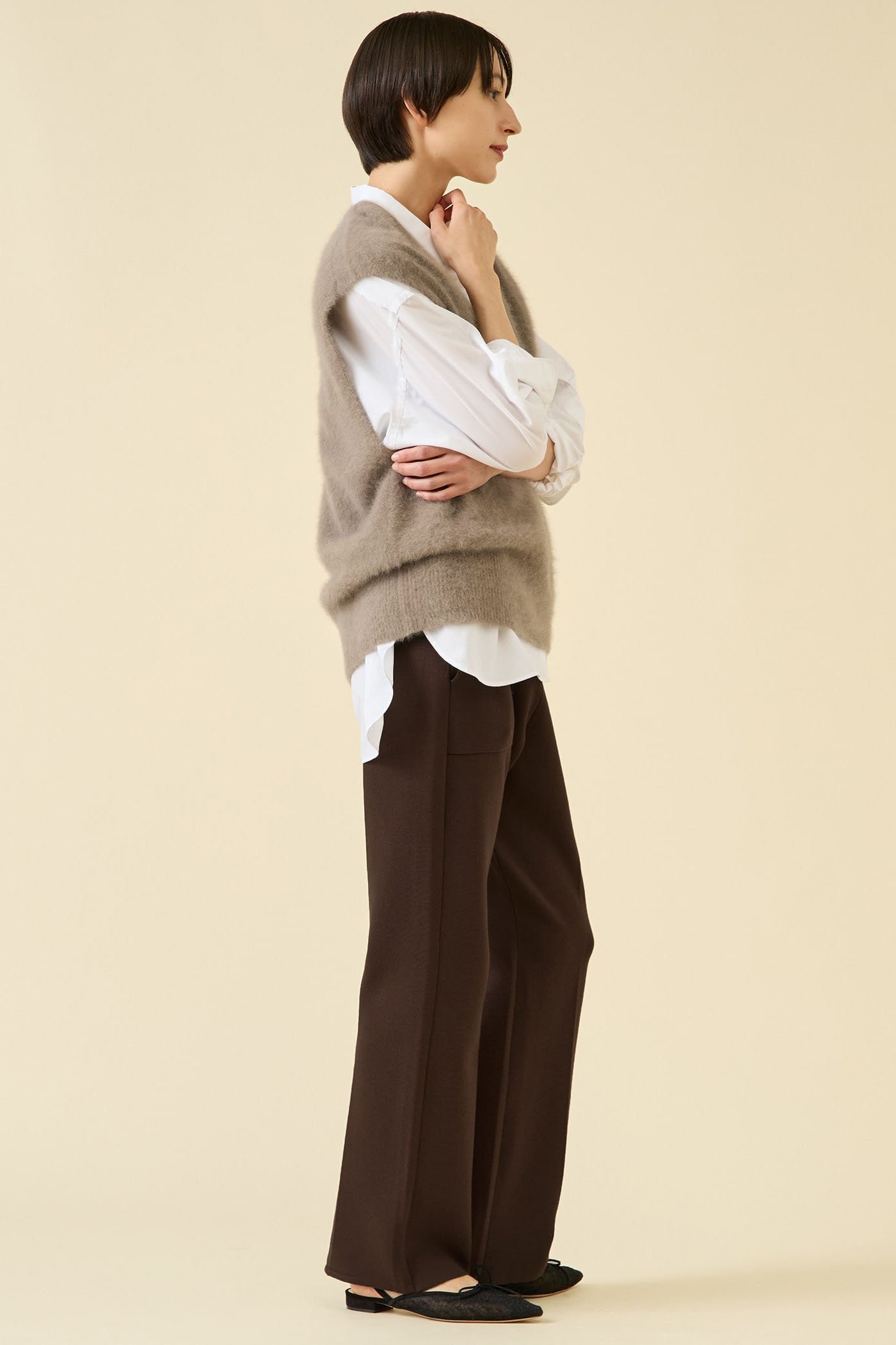 【マルティニーク/martinique】のストレッチウールニットパンツ(セットアップ可) 人気、トレンドファッション・服の通販 founy(ファニー) 　ファッション　Fashion　レディースファッション　Fashion for Women　セットアップ　Matching Sets　レディースパンツ・ボトムス　Pants & Trousers / Bottoms　パンツ　Pants & Trousers　おすすめ　Recommended / Our Picks　ストレッチ　Stretch, Stretchy Fabric　セットアップ　Set-Up, Coordinated Outfit　センター　Center, Center Line　パターン　Pattern, Design Print　フレア　Flare, Flared　ミラノリブ　Milano Rib, Milano Stitch　再入荷　Restock / Back in Stock　other-7|ID: prp329100004616904 ipo3291000000035860226