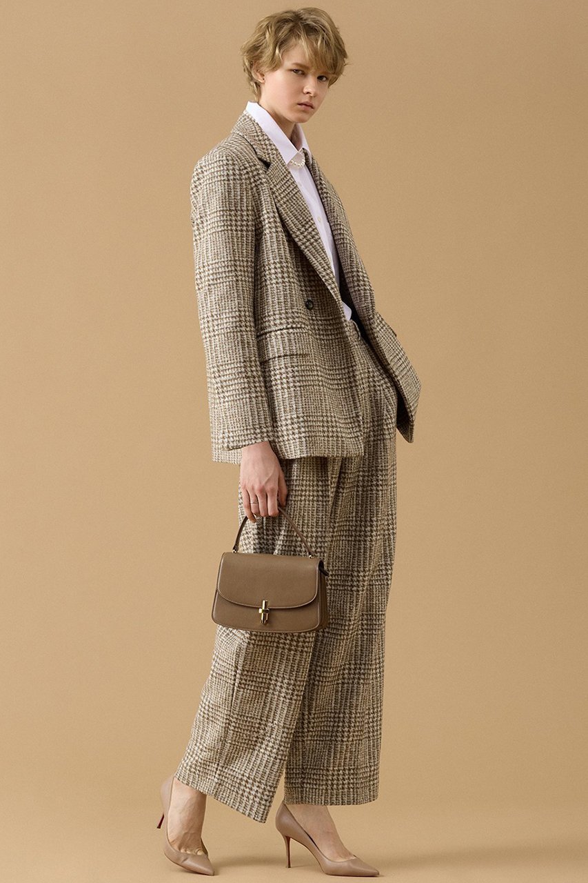 【サードマガジン/THIRD MAGAZINE】のグレンチェックパンツ 人気、トレンドファッション・服の通販 founy(ファニー) 　ファッション　Fashion　レディースファッション　Fashion for Women　パンツ　Pants & Trousers　2025年　2025　2025-2026秋冬・A/W　Autumn/Winter 2025–26 AW25–26　ジャケット　Jacket, Outerwear　セットアップ　Set-Up, Coordinated Outfit　チェック　Check, Plaid, Tartan　リラックス　Relax, Relaxed Fit　ワイド　Wide, Wide Fit　A/W・秋冬　Autumn/Winter　other-2|ID: prp329100004616906 ipo3291000000033075805