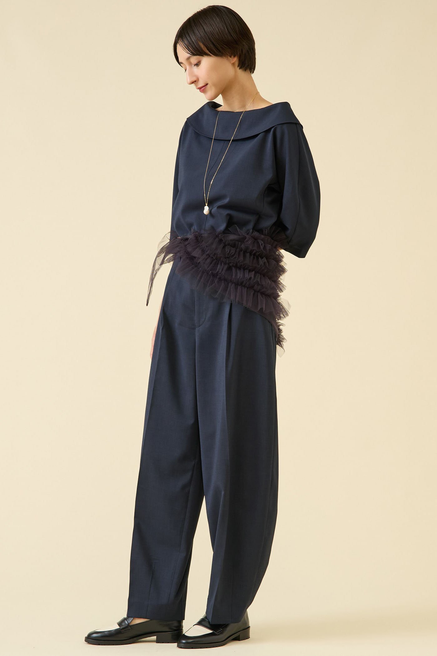 【マルティニーク/martinique】のクールタッチツイルバレルパンツ(セットアップ可) 人気、トレンドファッション・服の通販 founy(ファニー) 　ファッション　Fashion　レディースファッション　Fashion for Women　セットアップ　Matching Sets　レディースパンツ・ボトムス　Pants & Trousers / Bottoms　パンツ　Pants & Trousers　おすすめ　Recommended / Our Picks　セットアップ　Set-Up, Coordinated Outfit　トレンド　Trend, Trending Now　other-5|ID: prp329100004616908 ipo3291000000035902992