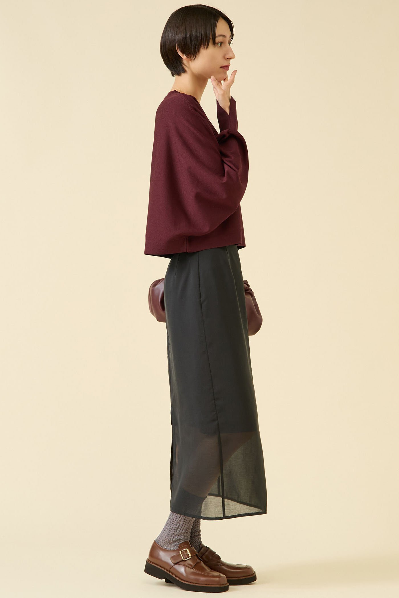 【マルティニーク/martinique】のシアータイトスカート(セットアップ可) 人気、トレンドファッション・服の通販 founy(ファニー) 　ファッション　Fashion　レディースファッション　Fashion for Women　セットアップ　Matching Sets　スカート・ミニ/ミディ/マキシ　Skirts / Mini, Midi & Maxi Skirts　スカート　Skirts　ロングスカート　Long Skirts / Maxi & Midi Skirts　2025年　2025　2025-2026秋冬・A/W　Autumn/Winter 2025–26 AW25–26　おすすめ　Recommended / Our Picks　シアー　Sheer, See-Through　シンプル　Simple, Minimal　セットアップ　Set-Up, Coordinated Outfit　タイトスカート　Pencil Skirt, Tight Skirt　レギュラー　Regular, Standard Fit　ロング　Long, Long-Length　A/W・秋冬　Autumn/Winter　other-6|ID: prp329100004616912 ipo3291000000033075860