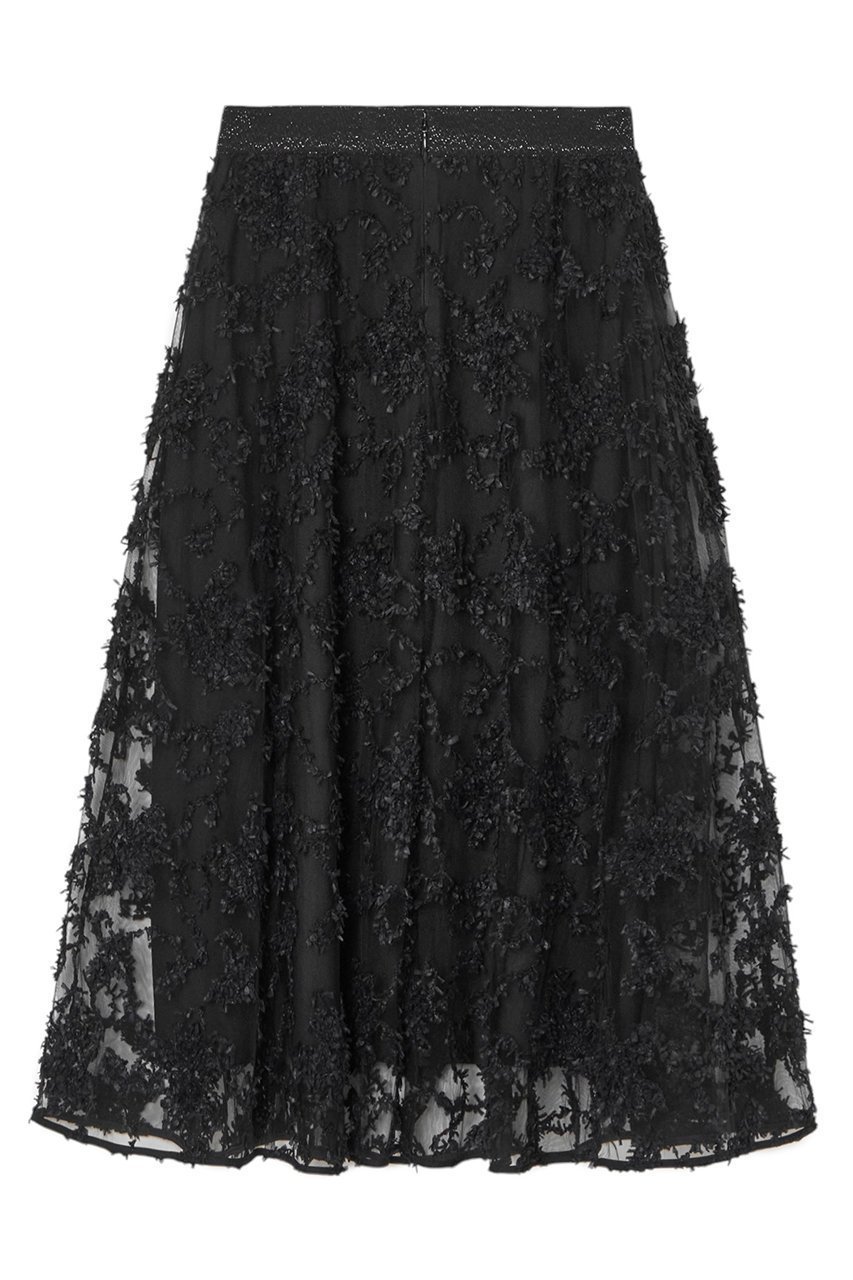 【アナイ/ANAYI】のスノーフレークチュールフレアスカート 人気、トレンドファッション・服の通販 founy(ファニー) 　ファッション　Fashion　レディースファッション　Fashion for Women　スカート　Skirts　Aライン・フレアスカート　A-Line & Flared Skirts　ロングスカート　Long Skirts / Maxi & Midi Skirts　エレガント 上品　Elegant　エンブロイダリー　Embroidery Design　コレクション　Collection, Seasonal Line　チュール　Tulip, Tulip Motif　テクスチャー　Texture, Textured Fabric　バレエ　Ballet, Ballet Style　フレアースカート　Flared Skirt, A-Line Skirt　モダン　Modern, Contemporary　モチーフ　Motif, Design Theme　ロング　Long, Long-Length　冬　Winter / This Winter　再入荷　Restock / Back in Stock　おすすめ　Recommended / Our Picks　other-2|ID: prp329100004616914 ipo3291000000033075872